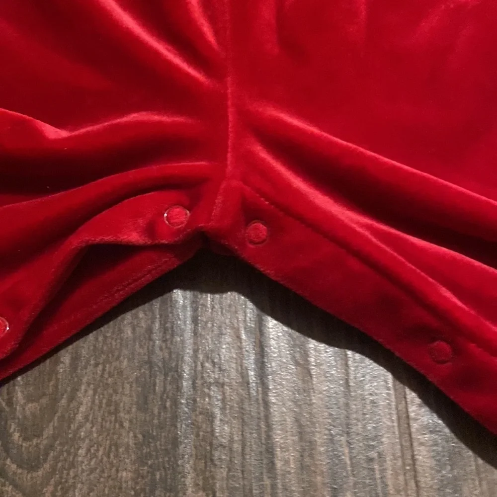 Vintage Osh Kosh velvet onesie 24 months